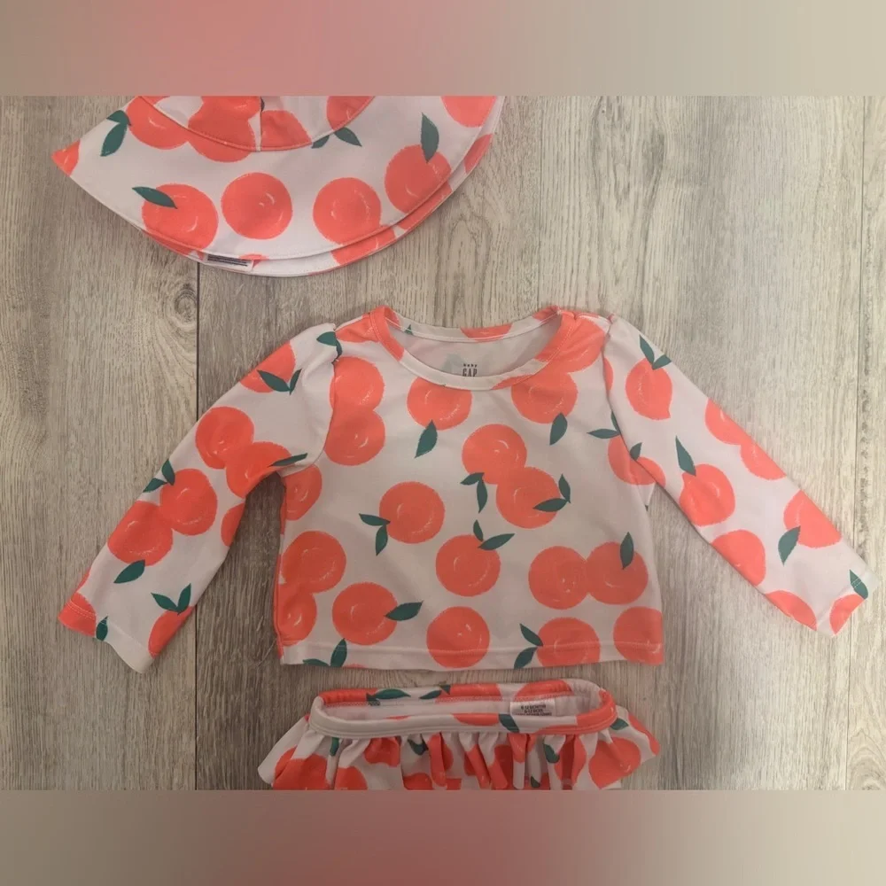 GAP Kids Swim Set - orange and White